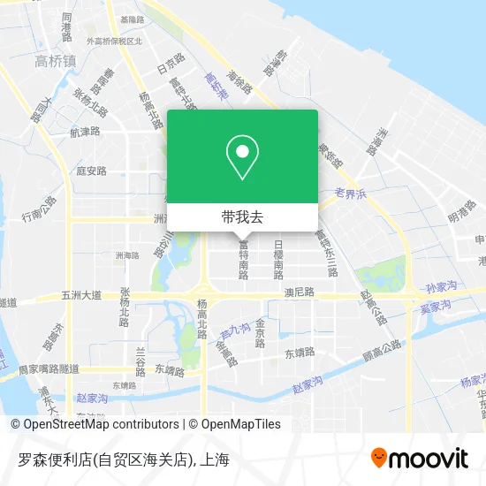 罗森便利店(自贸区海关店)地图