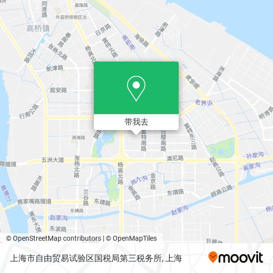 上海市自由贸易试验区国税局第三税务所地图