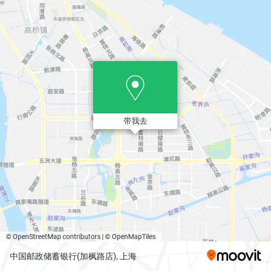 中国邮政储蓄银行(加枫路店)地图