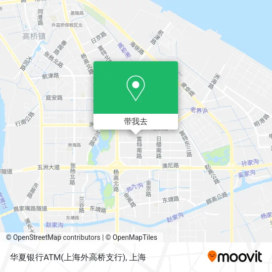 华夏银行ATM(上海外高桥支行)地图
