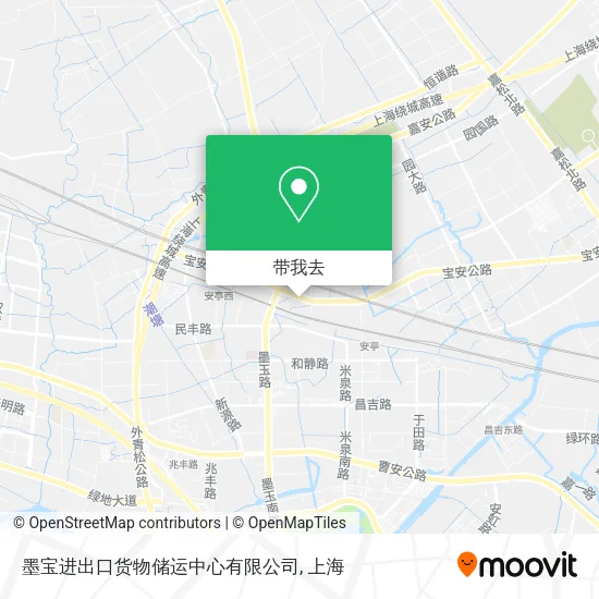 墨宝进出口货物储运中心有限公司地图