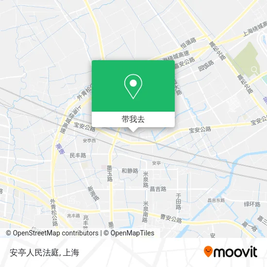 安亭人民法庭地图