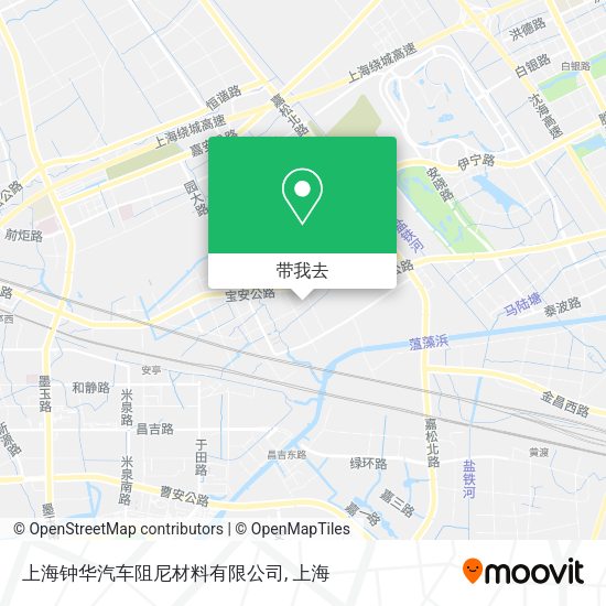 上海钟华汽车阻尼材料有限公司地图