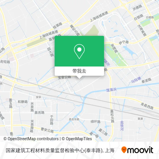 国家建筑工程材料质量监督检验中心(泰丰路)地图