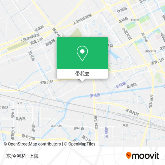 东泾河桥地图