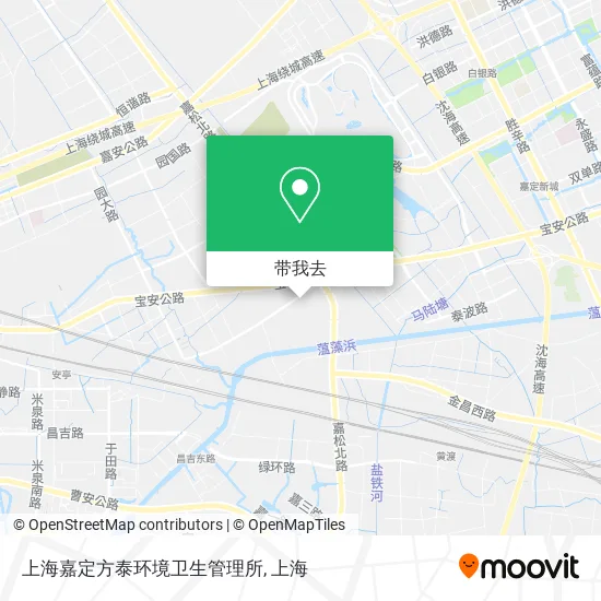 上海嘉定方泰环境卫生管理所地图