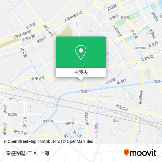 泰盛别墅-二区地图
