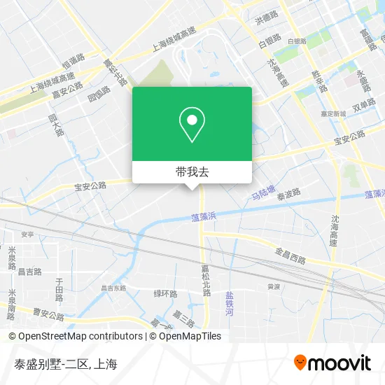 泰盛别墅-二区地图