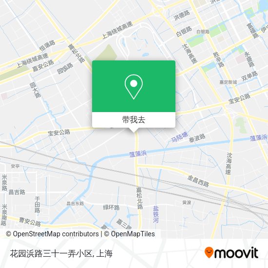 花园浜路三十一弄小区地图