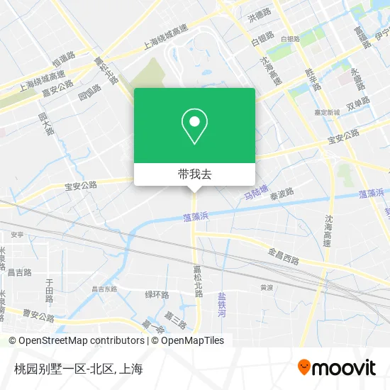 桃园别墅一区-北区地图