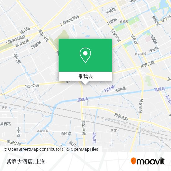 紫庭大酒店地图
