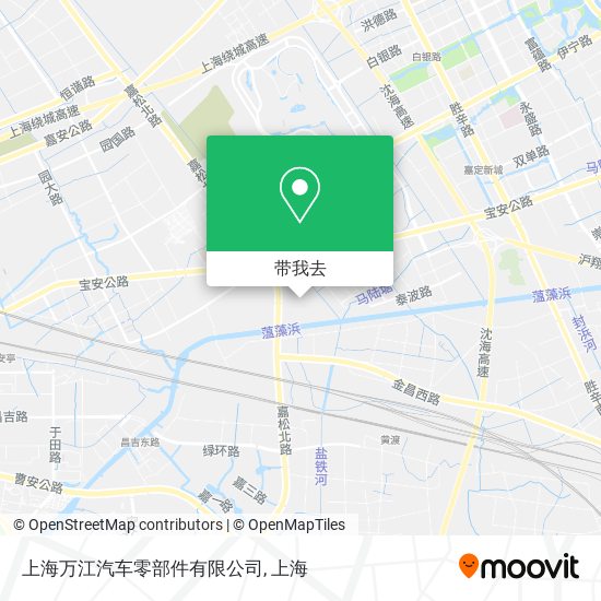 上海万江汽车零部件有限公司地图