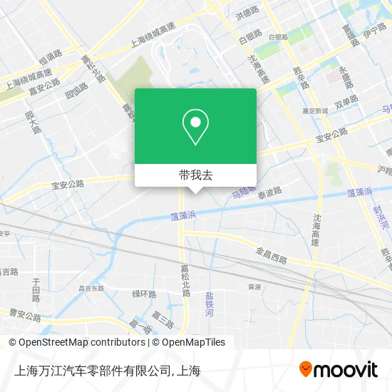 上海万江汽车零部件有限公司地图
