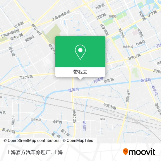 上海嘉方汽车修理厂地图