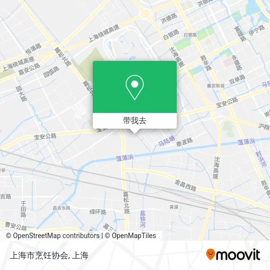 上海市烹饪协会地图