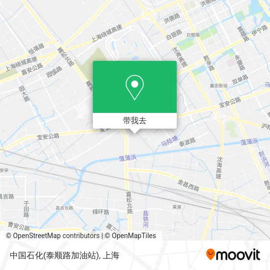 中国石化(泰顺路加油站)地图