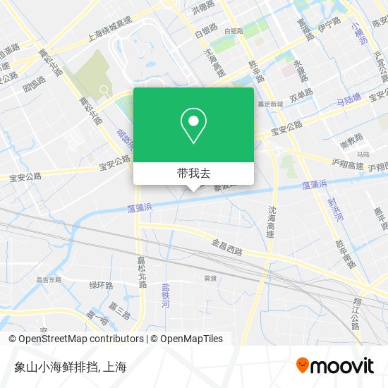 象山小海鲜排挡地图