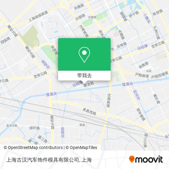 上海古汉汽车饰件模具有限公司地图
