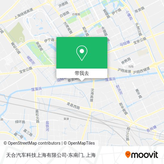 天合汽车科技上海有限公司-东南门地图