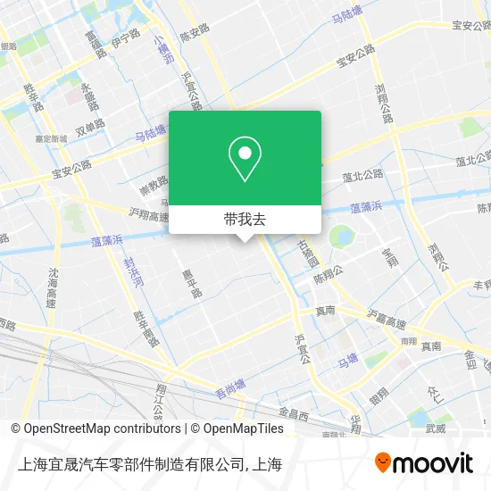 上海宜晟汽车零部件制造有限公司地图