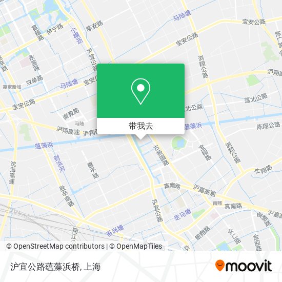 沪宜公路蕴藻浜桥地图