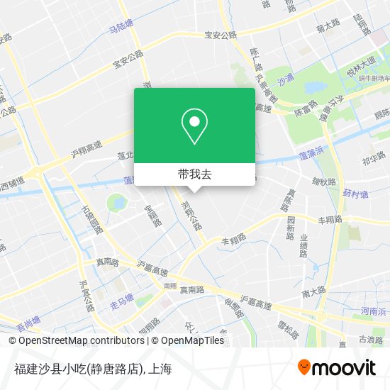福建沙县小吃(静唐路店)地图