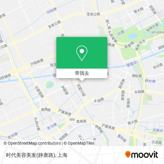 时代美容美发(静唐路)地图