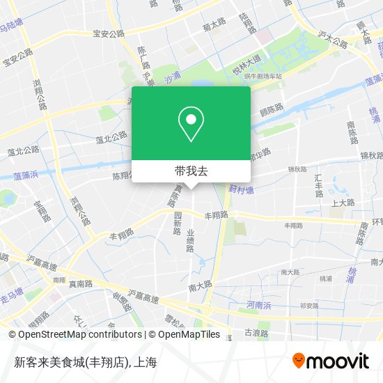 新客来美食城(丰翔店)地图