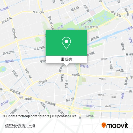 信望爱饭店地图