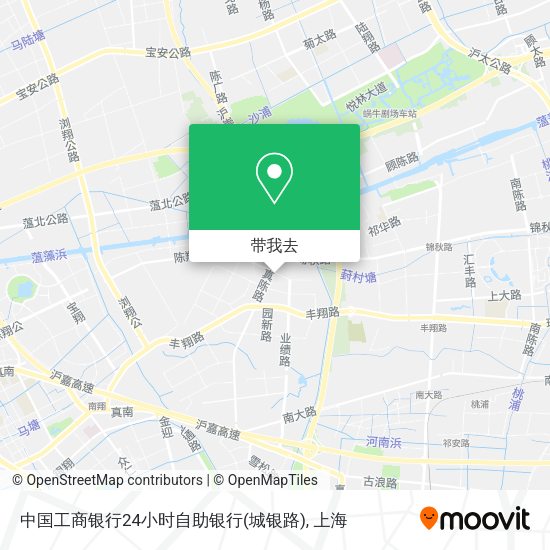 中国工商银行24小时自助银行(城银路)地图