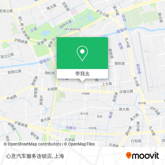 心意汽车服务连锁店地图