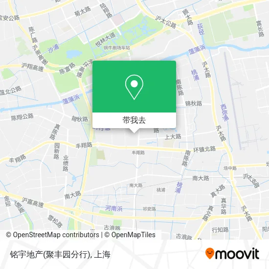 铭宇地产(聚丰园分行)地图
