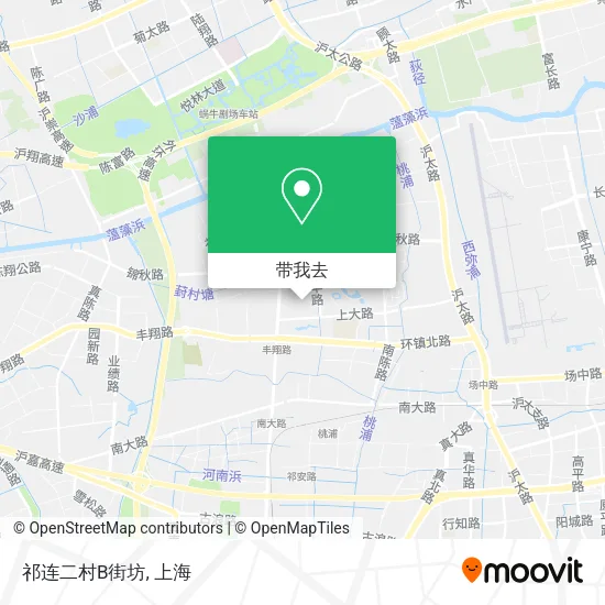 祁连二村B街坊地图
