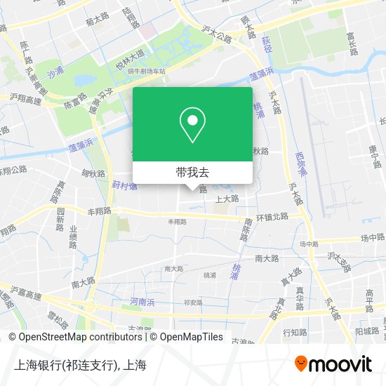 上海银行(祁连支行)地图