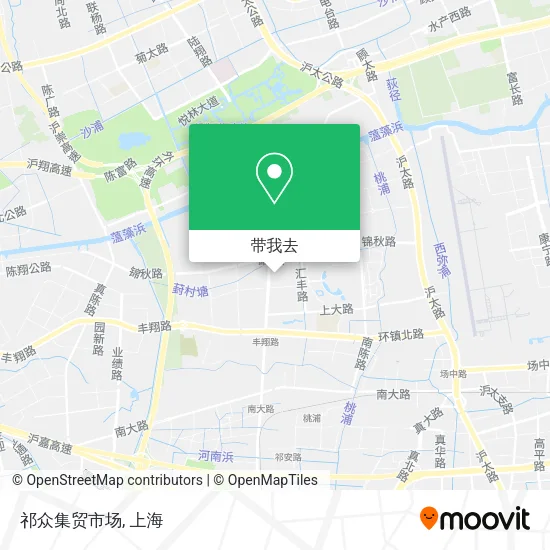 祁众集贸市场地图