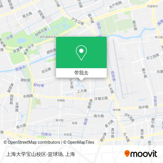 上海大学宝山校区-篮球场地图