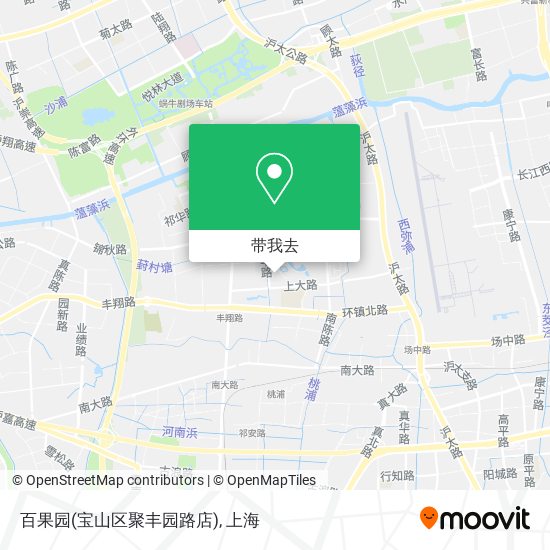 百果园(宝山区聚丰园路店)地图