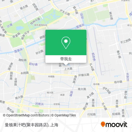 曼顿果汁吧(聚丰园路店)地图