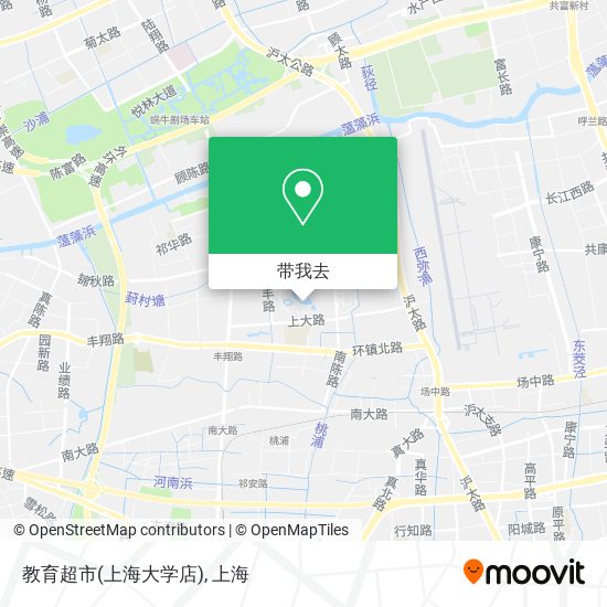 教育超市(上海大学店)地图