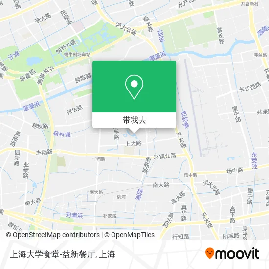 上海大学食堂-益新餐厅地图
