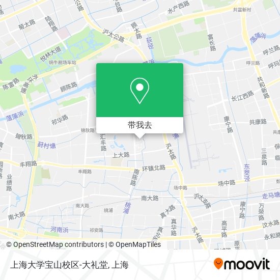 上海大学宝山校区-大礼堂地图