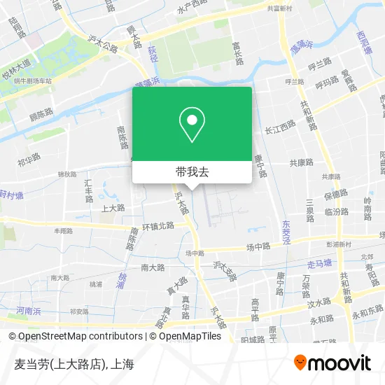 麦当劳(上大路店)地图