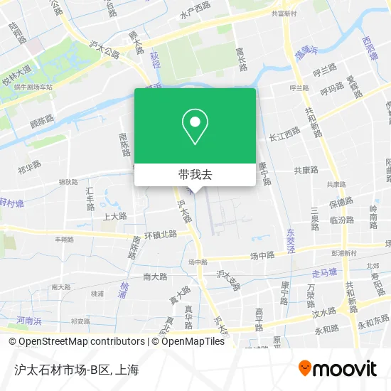 沪太石材市场-B区地图
