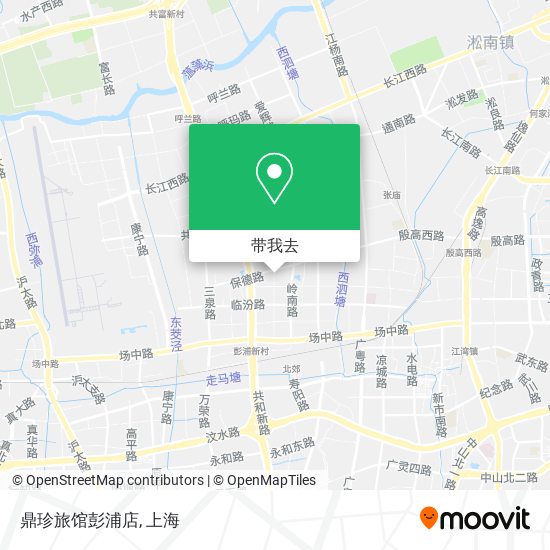 鼎珍旅馆彭浦店地图