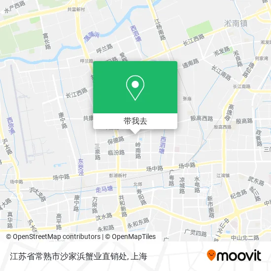 江苏省常熟市沙家浜蟹业直销处地图