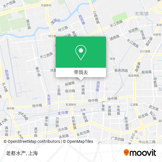 老蔡水产地图