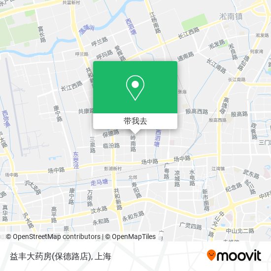 益丰大药房(保德路店)地图