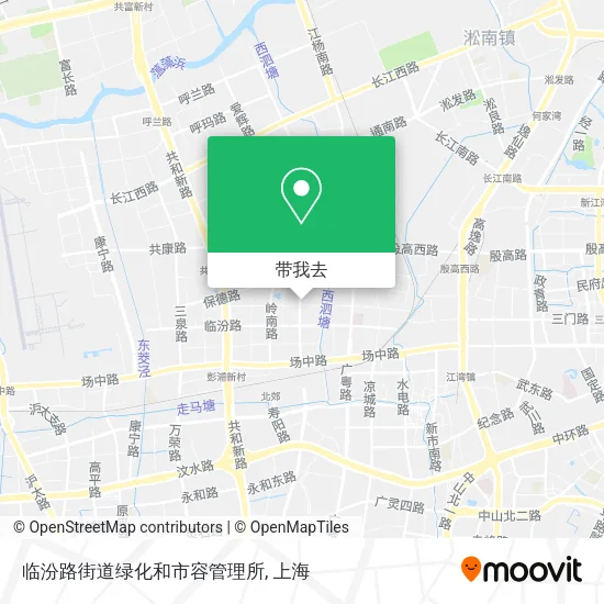 临汾路街道绿化和市容管理所地图