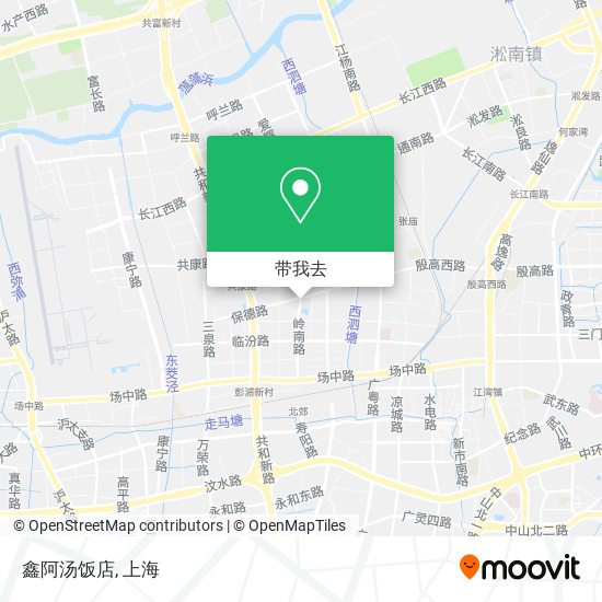 鑫阿汤饭店地图