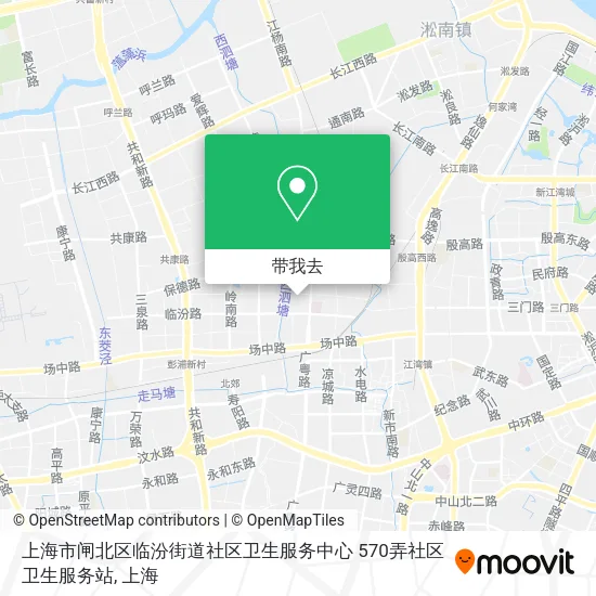 上海市闸北区临汾街道社区卫生服务中心 570弄社区卫生服务站地图